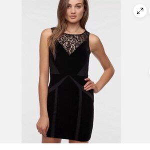 {Urban Outfitters | Ecote} Black Velvet & Lace Sleeveless Dress ~ Size Small
